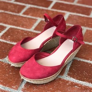 Camper Damas red suede Mary Jane